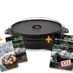 Dutch Oven BBQ Edition DO 6,5 flach / oval - inkl. Dutch Oven Fibel/Fibel XXL und Winterrezepte