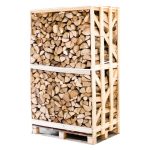 Palette kammergetrocknetes gespalten Esche Brennholz 25cm – Bild 2