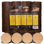 Runde Buche Briketts 48 Packungen x 10 kg (480 kg) – Bild 3