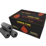 Greek Fire Holzkohlebriketts 10kg - rauchfreie Profi Holzkohle