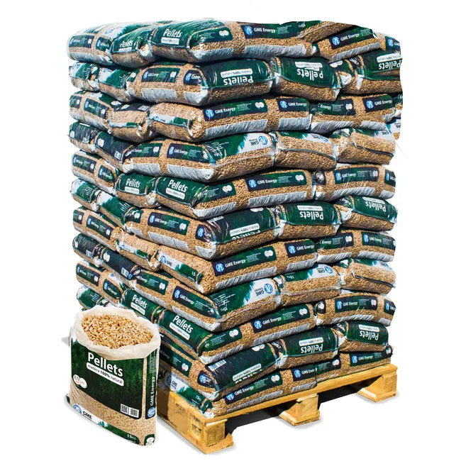 gme.jpg Palette mit 88 Säcken GME WoodPellet Pellets – Bild 1